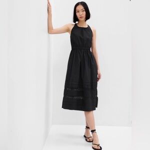 Gap Cross Back Midi Dress 100% cotton size M